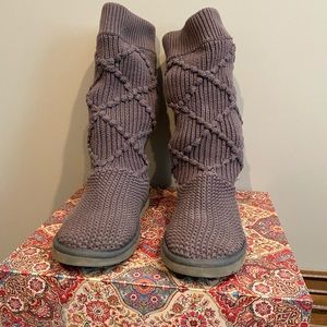 Women’s Knit Ugg Argyle Boots